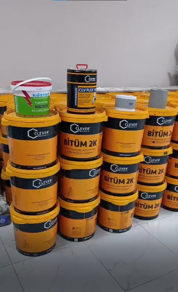 Su yalıtım malzemeleri — membran ve izolasyon ürünleri