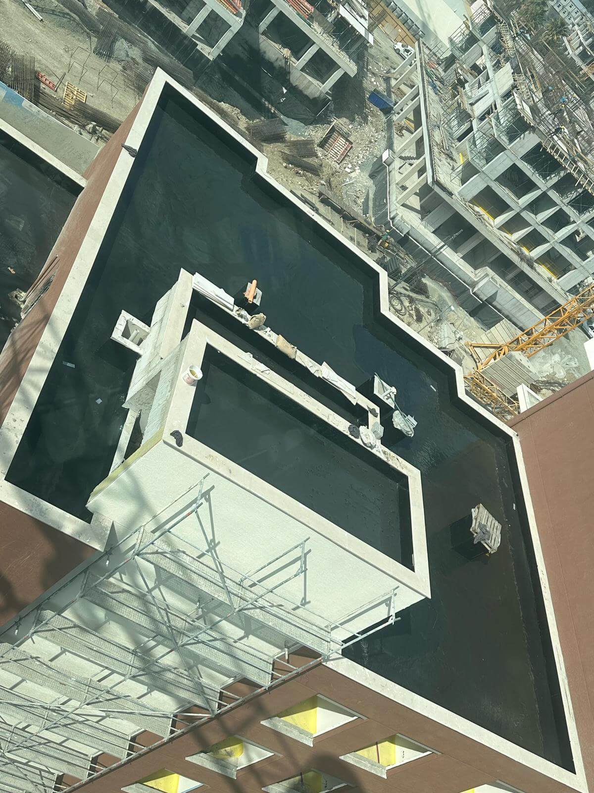 Tamamlanmış yalıtım projesi — su geçirmezlik testi